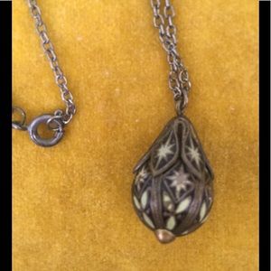 Beautiful vintage retro pendant necklace boho bohemian art antique ornament